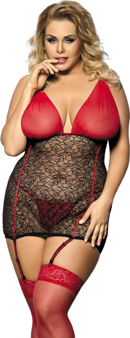 Anais Yammy Chemise – Black/Red