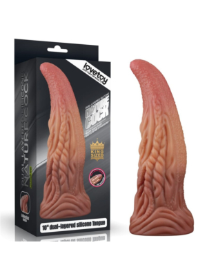 10'' Dual layered Platinum Silicone Tongue - Lovetoy