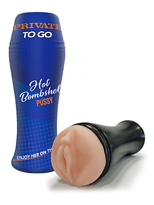 Hot Bombshell To Go Men's Masturbator