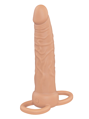ToyJoy Naked Vibrating Double Trouble Silicone - Light Skin Tone