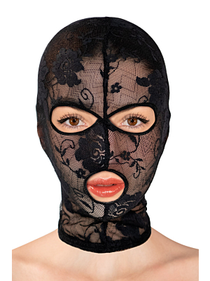 Lace fetish hood