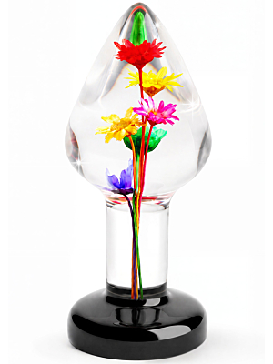 ToyJoy Everlasting Bloom Anal Plug Medium - Clear