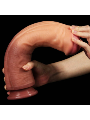 Dual layered Silicone Nature Cock 30 cm - Lovetoy