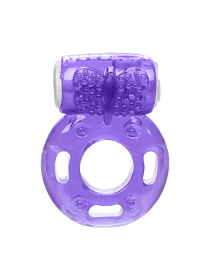 CalExotics Vibrating Cock Ring - Purple