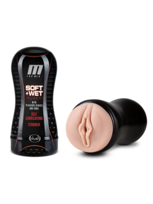 M for Men - Soft and Wet - Pussy with Pleasure Orbs - Self Lubricating