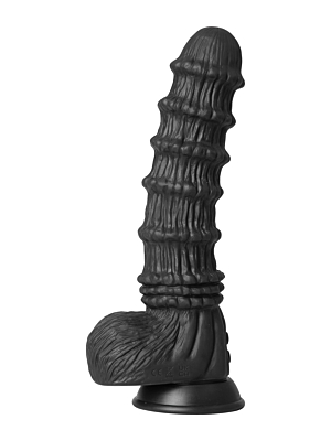 Hidden Desire Extreme Vibrating Dragon Monster Dildo - Black