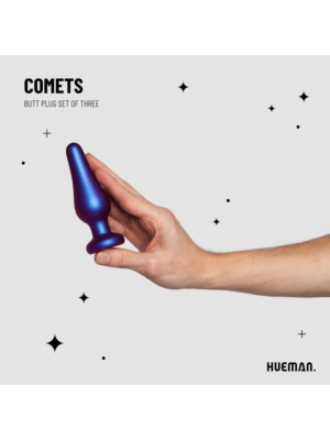 Pack of 3 Comets Hueman silicone plugs