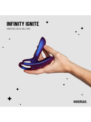 Cockring + Infinity Ignite Hueman penis tip - Diameter 38mm