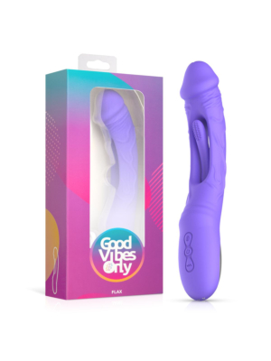 Good Vibes Only - Flax Vibrating Dildo with G-Spot Stimulator - image 1