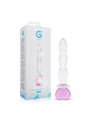 Gildo - No. 35 Glass Dildo Heart Shape - 18.8 cm