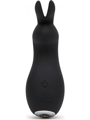Greedy Girl Clitoral Rabbit Vibrator - Black
