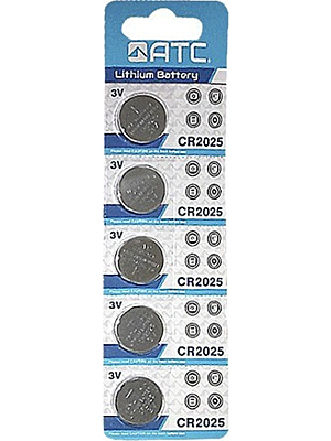 Batteries Lithium  Atc CR2025 - 1 p-3V