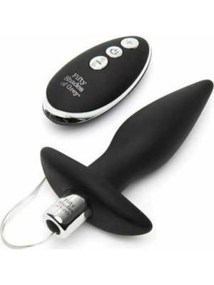 Relentless Vibrations Remote Control Butt Plug - Black