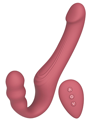 She.E.O Strapless Strap-On Vibrator - Pink