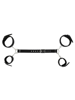 Bondage Back Bicep Cuff - Black