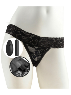 Remote Control Vibrating Panties - Fetish Fantasy Limited Edition Remote Control Vibrating Panties Regular Size Black OS