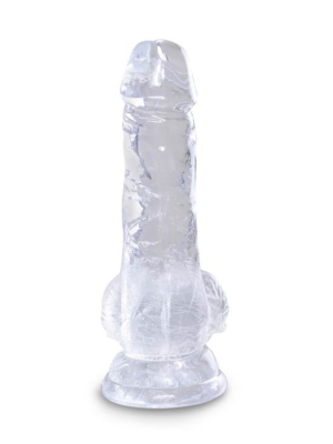 King Cock Clear 5" Cock with Balls