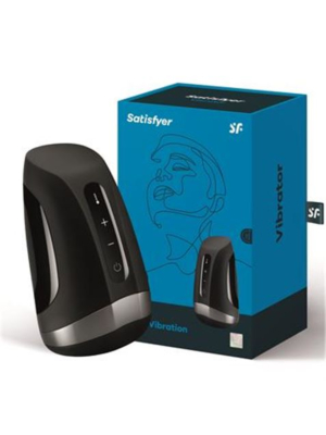 Male Masturbator - Satisfyer Men Heat Vibration Black