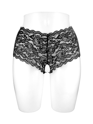  JULIA OPEN BLACK SHORTS ONE SIZE