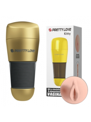 PRETTY LOVE - KITTY ULTRA VAGINA SIMULATION MALE MASTURBATOR