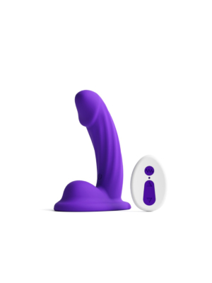 COLOURS CURVE VIBRATING 5 INCH DILDO PURPLE