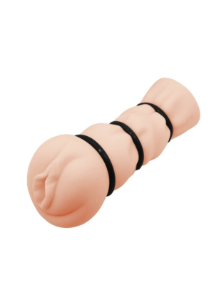 CRAZY BULL - MASTURBATING SLEEVE WITH RINGS - VAGINA