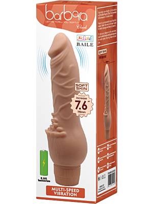 Realistic Cock Barbara Clark Multi Speed Vibrator 19.5cm - Baile