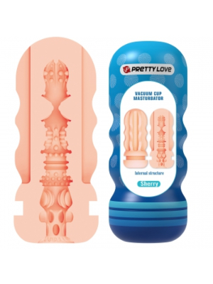 Pretty Love Sherry Multi-Texture Vacuum Cup Masturbator