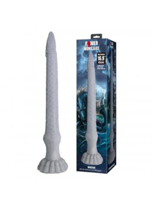 Power Monsters Basilisk – 43 cm Rippled Monster Silicone Dildo