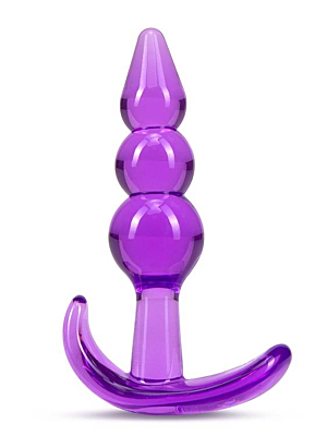 Blush B Yours Triple Bead Anal Plug – Purple
