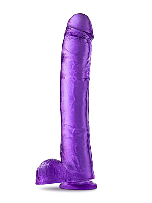 Blush B Yours Plus Hefty n' Hung Dildo – Purple