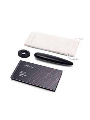 Le Wand Crystal Slim Wand Black Obsidian