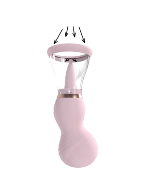 Sensual - Rechargeable Vulva and Breast Pump - Pink