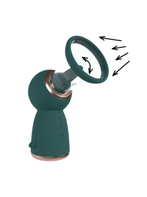 Exquisite - Rechargeable Vulva and Breast Pump - Forest Green