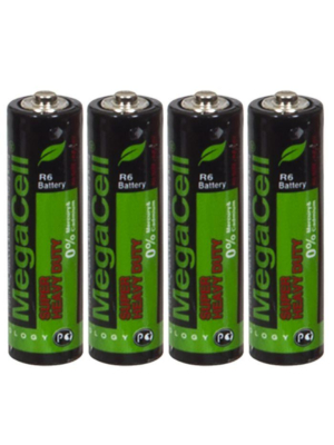 BATTERIES MINI AA MegaCell MC-R6-4S