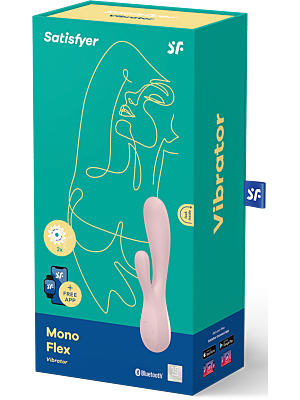 Rabbit App control Vibrator Satisfyer Mono Flex (Pink)