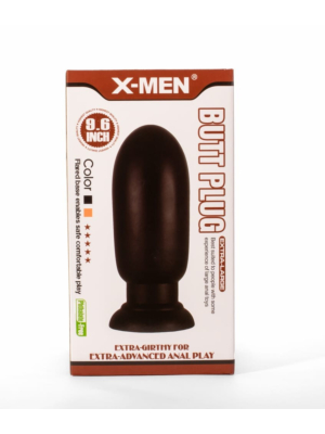 X-MEN 9.6" Huge Butt Plug Black 1
