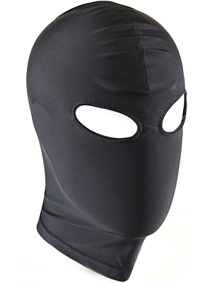 Bdsm 2-Hole Fetish Hood Black