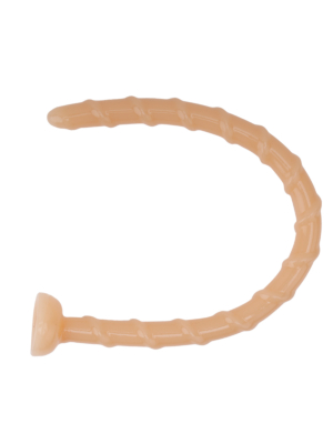 Dildo Anal cu Ventuza Spirala Natural 47 cm Mokko Toys