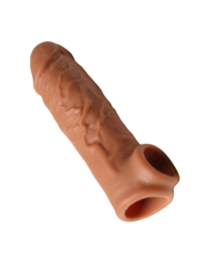Scott Penis Extender + 4 cm Brown Liquid Silicone 15 cm