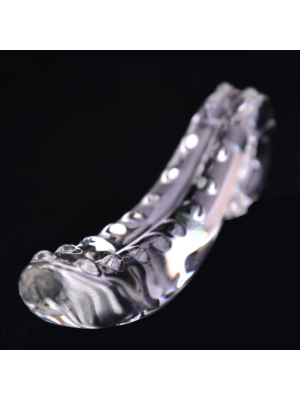 Glass Dildo Tentacle Transparent 15.5 cm