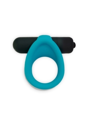 Penis Ring with Vibrations Silicone Blue Mokko Toys