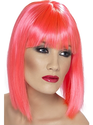 Neon Glam Wig Pink