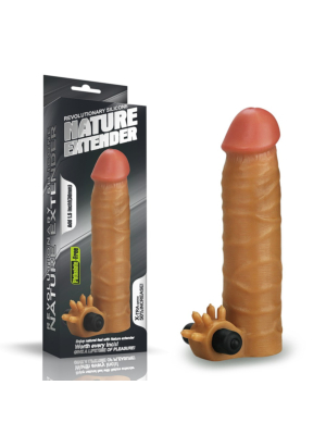 Add 1.5" Vibrating
Silicone Extender Brown LV414100