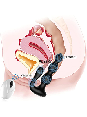 Remote Silicone Anal Beads