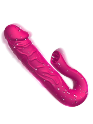Realistic Tongue Stimulating Dildo Vibrator