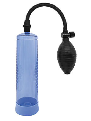 Powerpump Manual Vacuum Penis Pump with Size Scale - Blue