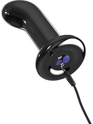 Pipedream Icicles No. 84 Vibrating Glass Black