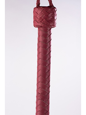 Kid Handle Kid Leather Braided Tails Pink