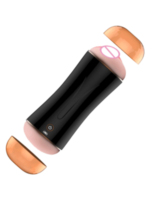 B-Series Vibrating Double-Sided Masturbator with Motion Sensor